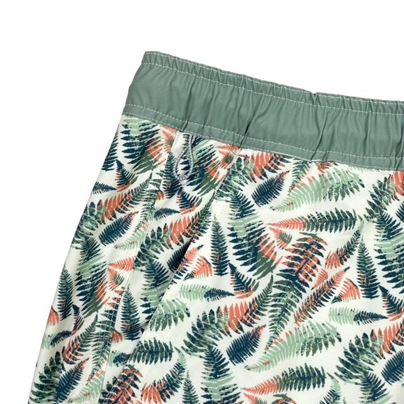 Fish Hippie Co. Meridian Volley Swim Shorts Tropical Palm-Mens XXL- NWT MSRP $85 - Picture 3 of 12